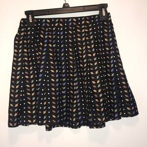 Vintage Kaelin Multi Color Pleated Skirt